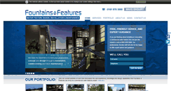 Desktop Screenshot of fountainsandfeatures.co.uk